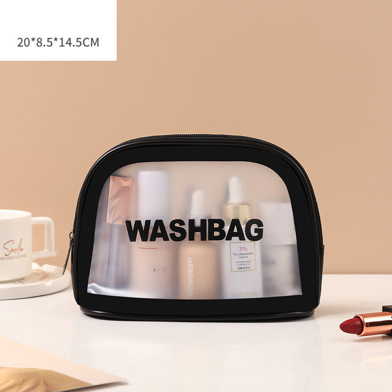 Transparent PU PVC Makeup Bag Set
