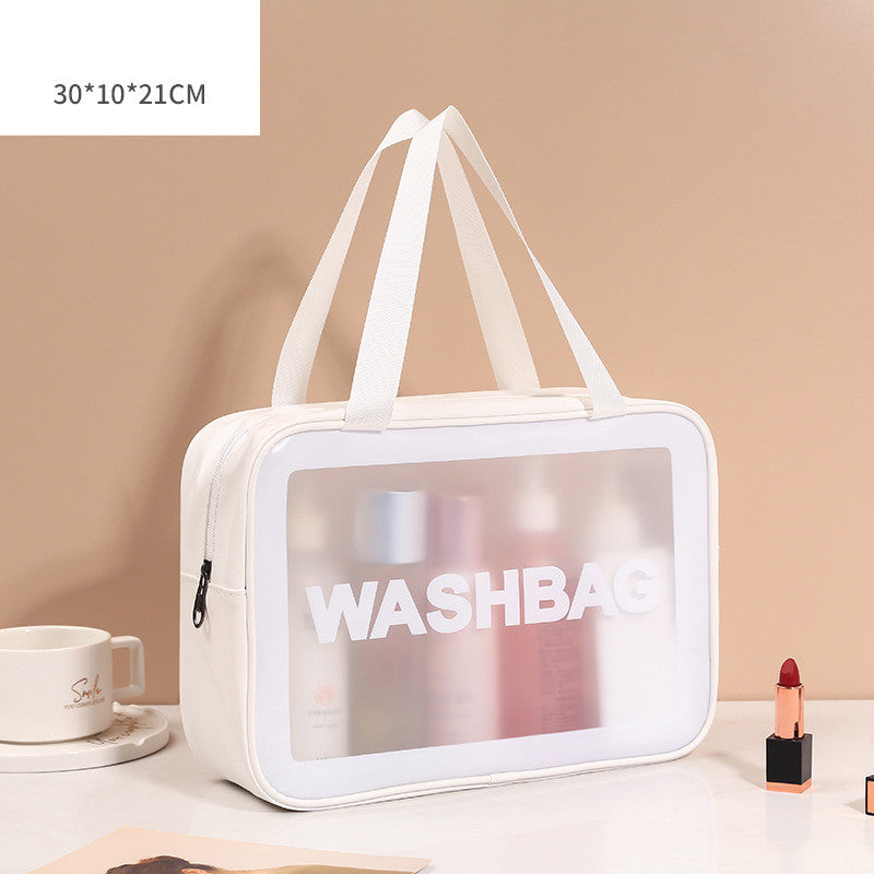 Transparent PU PVC Makeup Bag Set