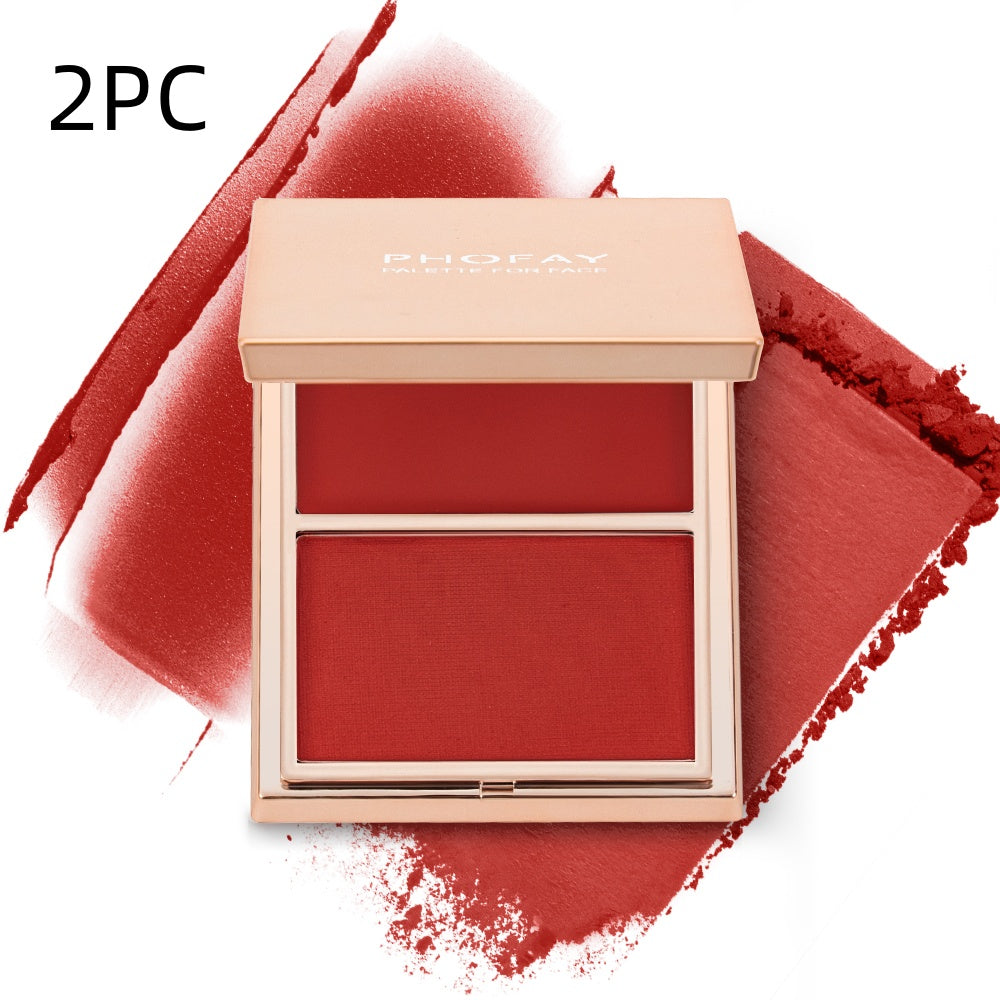 Double Take Powder Blush Duo Long Lasting Makeup