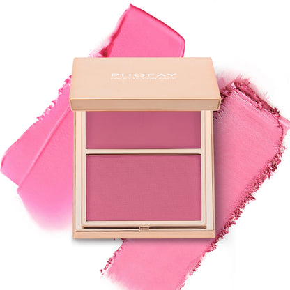Double Take Powder Blush Duo Long Lasting Makeup