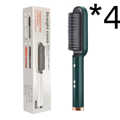 Hair Straightener Negative Ion Curling Hot Comb Brush