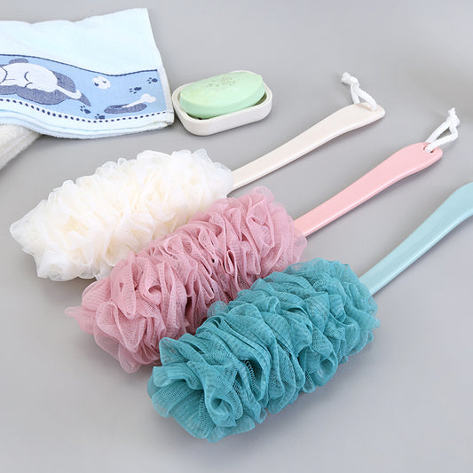 Long Handle Mesh Shower Scrubber