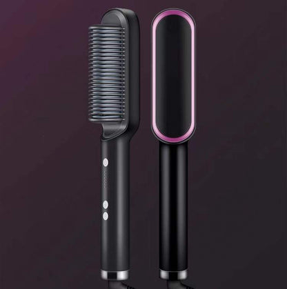 Hair Straightener Negative Ion Curling Hot Comb Brush