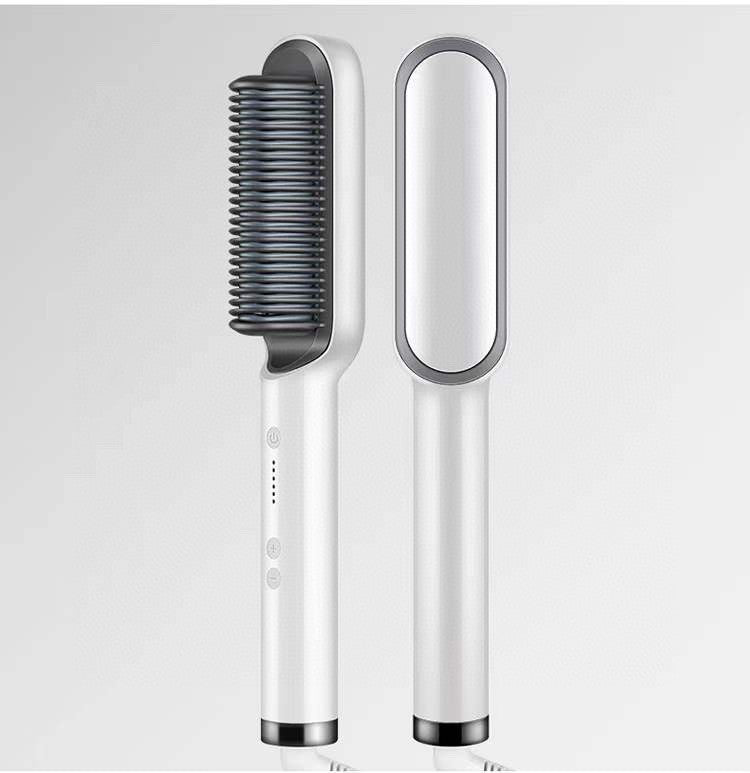 Hair Straightener Negative Ion Curling Hot Comb Brush