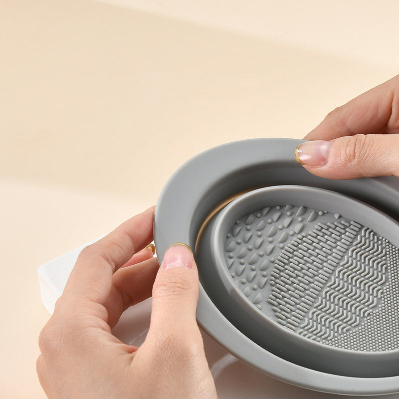 Silicone Makeup Brush Cleaning Bowl