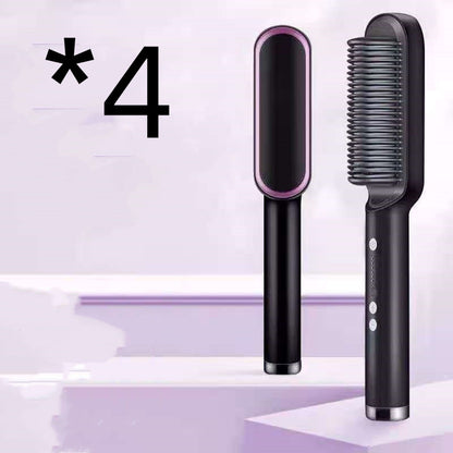 Hair Straightener Negative Ion Curling Hot Comb Brush