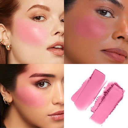 Double Take Powder Blush Duo Long Lasting Makeup