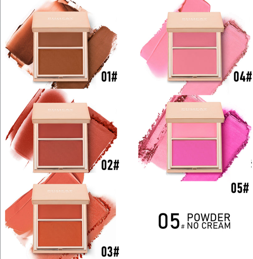 Double Take Powder Blush Duo Long Lasting Makeup
