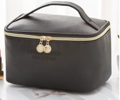 Portable PU Leather Makeup Bag