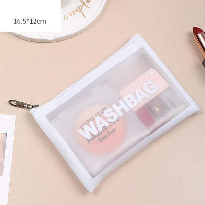 Transparent PU PVC Makeup Bag Set
