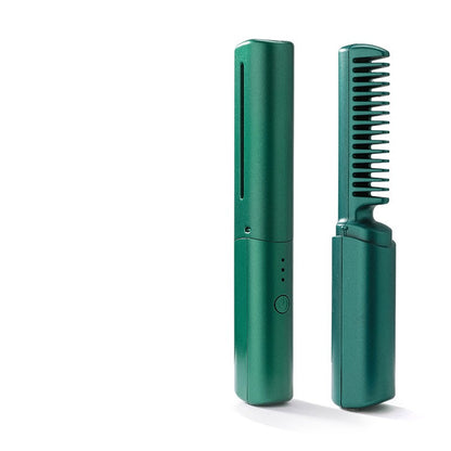 Wireless Hair Straightener Curler Comb