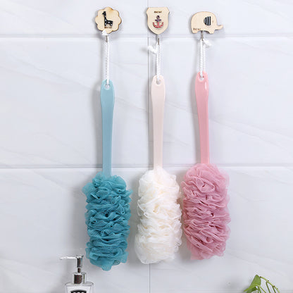Long Handle Mesh Shower Scrubber