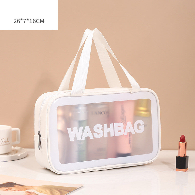 Transparent PU PVC Makeup Bag Set