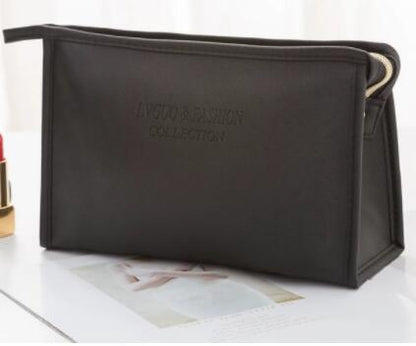 Portable PU Leather Makeup Bag