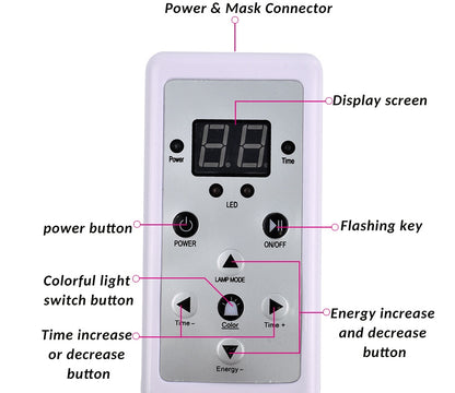 Multi Color Light Therapy Skin Care Device