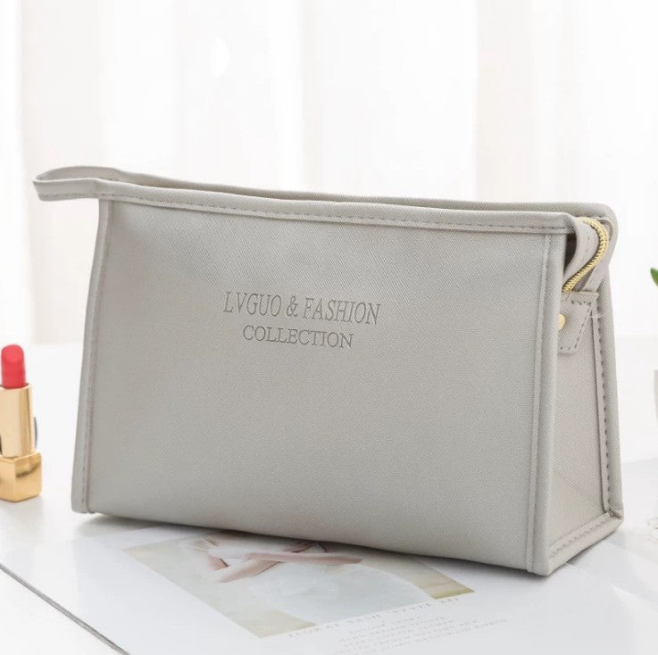Portable PU Leather Makeup Bag