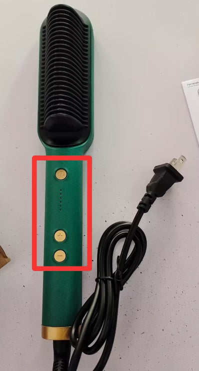 Hair Straightener Negative Ion Curling Hot Comb Brush