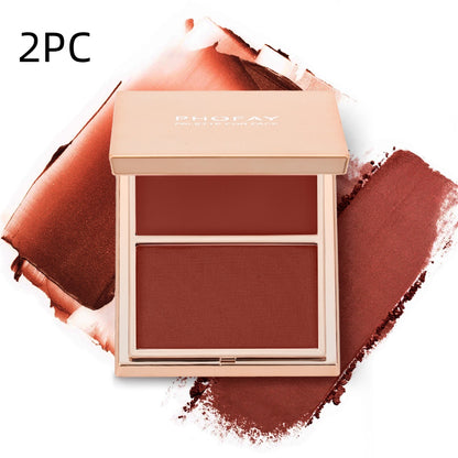 Double Take Powder Blush Duo Long Lasting Makeup