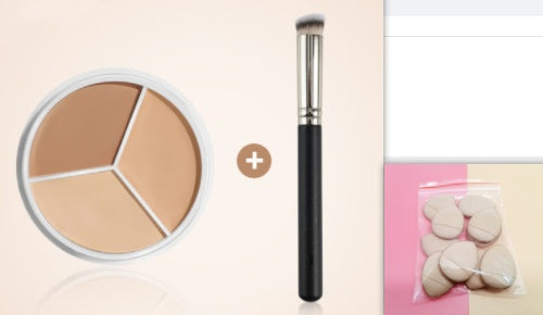 Three Color Waterproof Concealer Makeup Palette