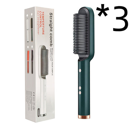 Hair Straightener Negative Ion Curling Hot Comb Brush