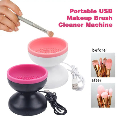 Portable USB Electric Makeup Brush Cleaner