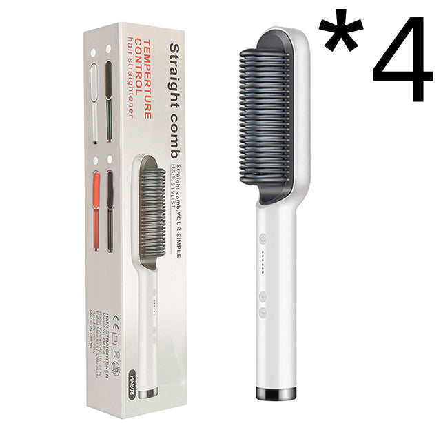 Hair Straightener Negative Ion Curling Hot Comb Brush