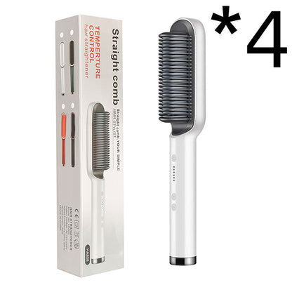 Hair Straightener Negative Ion Curling Hot Comb Brush