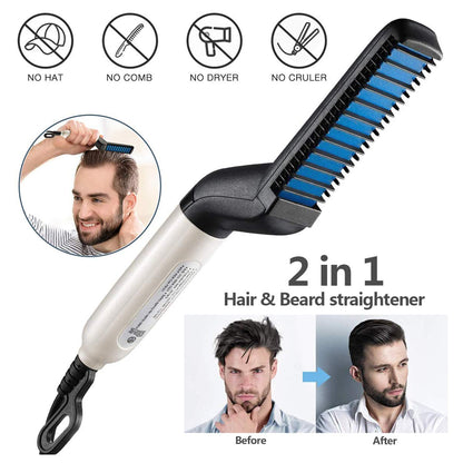 Multifunctional Electric Hair Straightener Brush