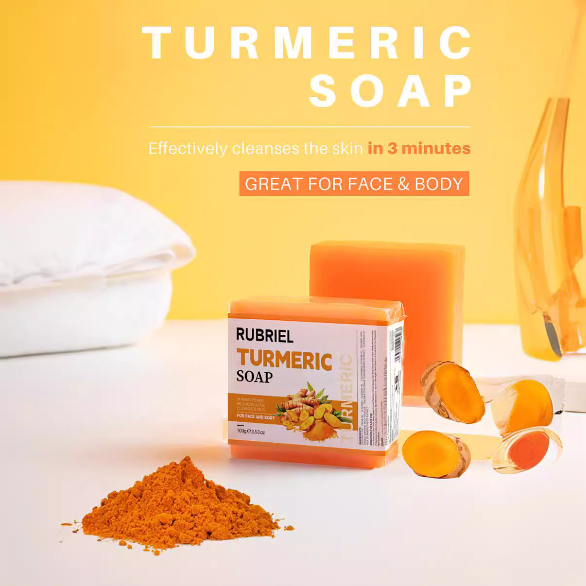 Natural Turmeric Facial Soap