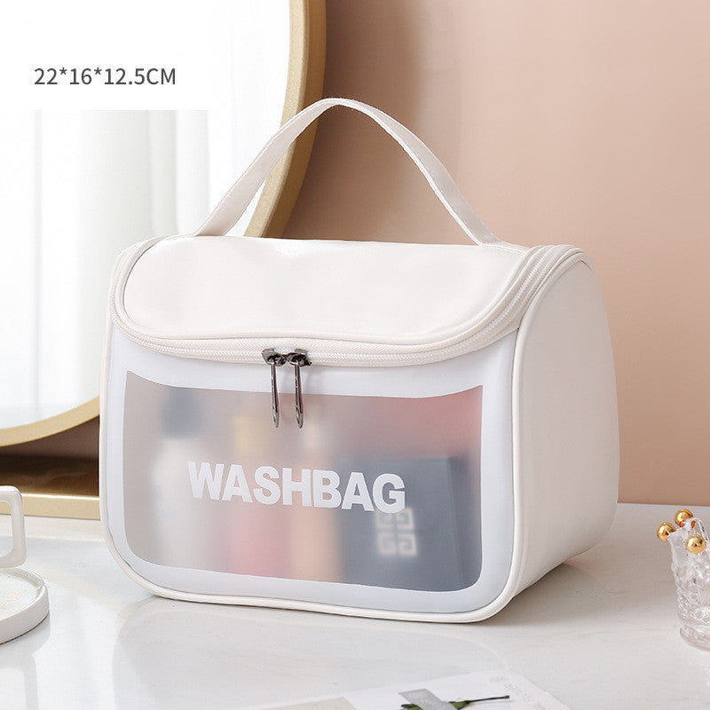 Transparent PU PVC Makeup Bag Set