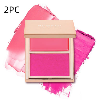 Double Take Powder Blush Duo Long Lasting Makeup