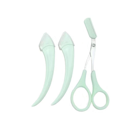 Curved Eyebrow Trimming Knife Comb