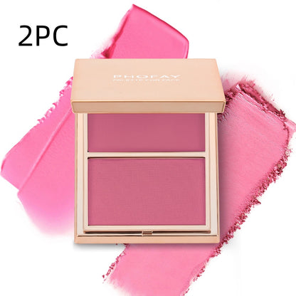 Double Take Powder Blush Duo Long Lasting Makeup