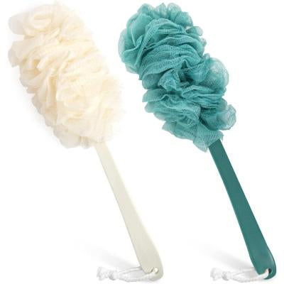 Long Handle Mesh Shower Scrubber