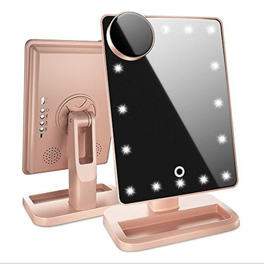 LED Touchscreen Makeup Mirror