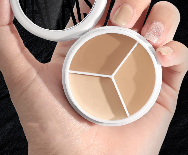 Three Color Waterproof Concealer Makeup Palette