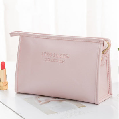 Portable PU Leather Makeup Bag