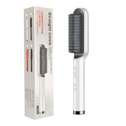 Hair Straightener Negative Ion Curling Hot Comb Brush