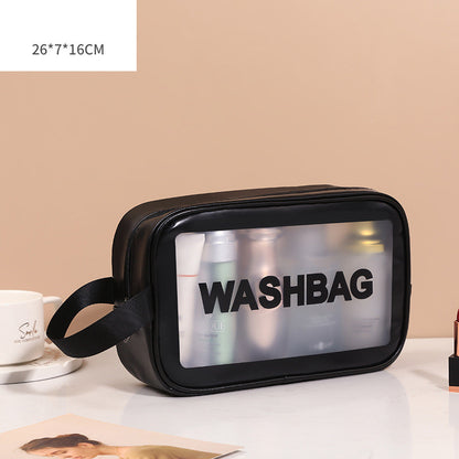 Transparent PU PVC Makeup Bag Set