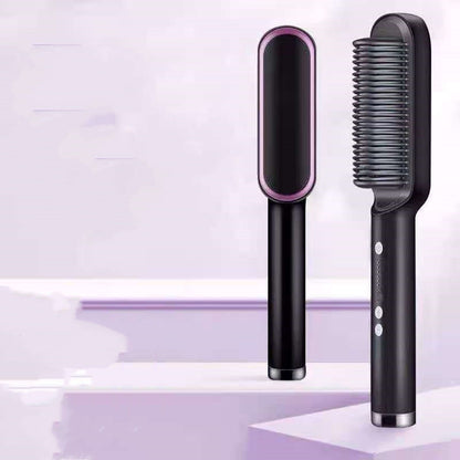 Hair Straightener Negative Ion Curling Hot Comb Brush