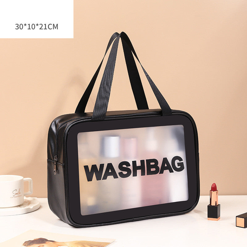 Transparent PU PVC Makeup Bag Set