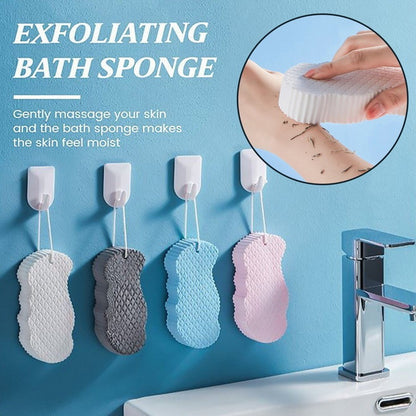 3D Fish Scale Bath Sponge