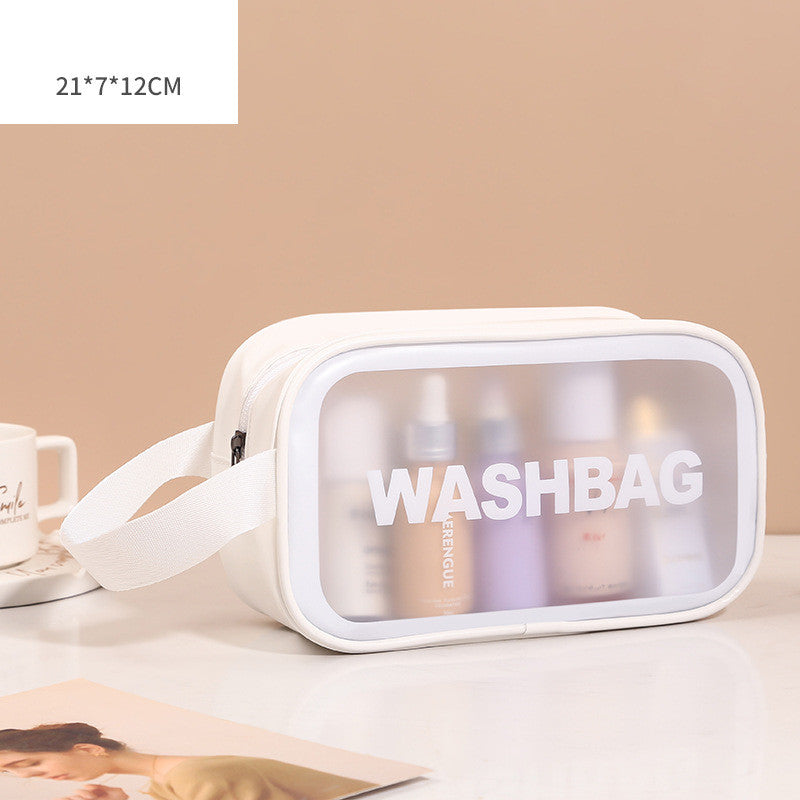 Transparent PU PVC Makeup Bag Set