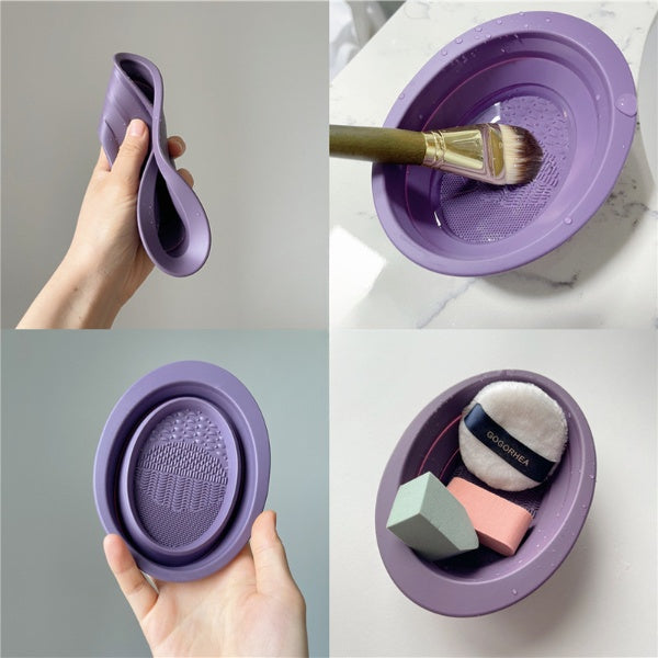 Silicone Makeup Brush Cleaning Bowl