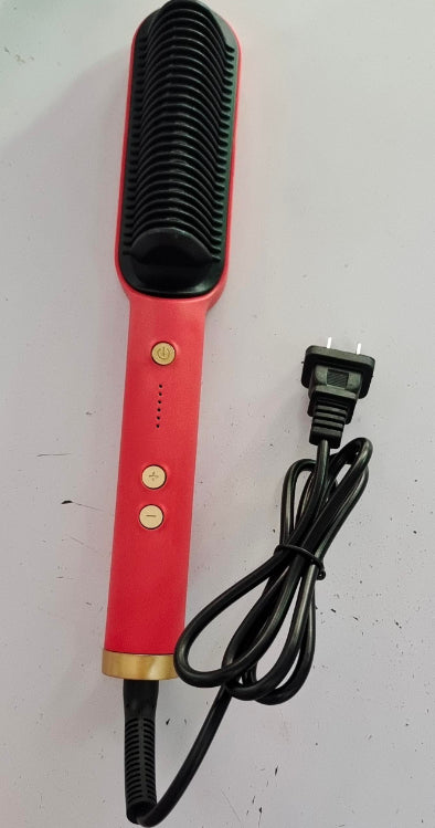 Hair Straightener Negative Ion Curling Hot Comb Brush