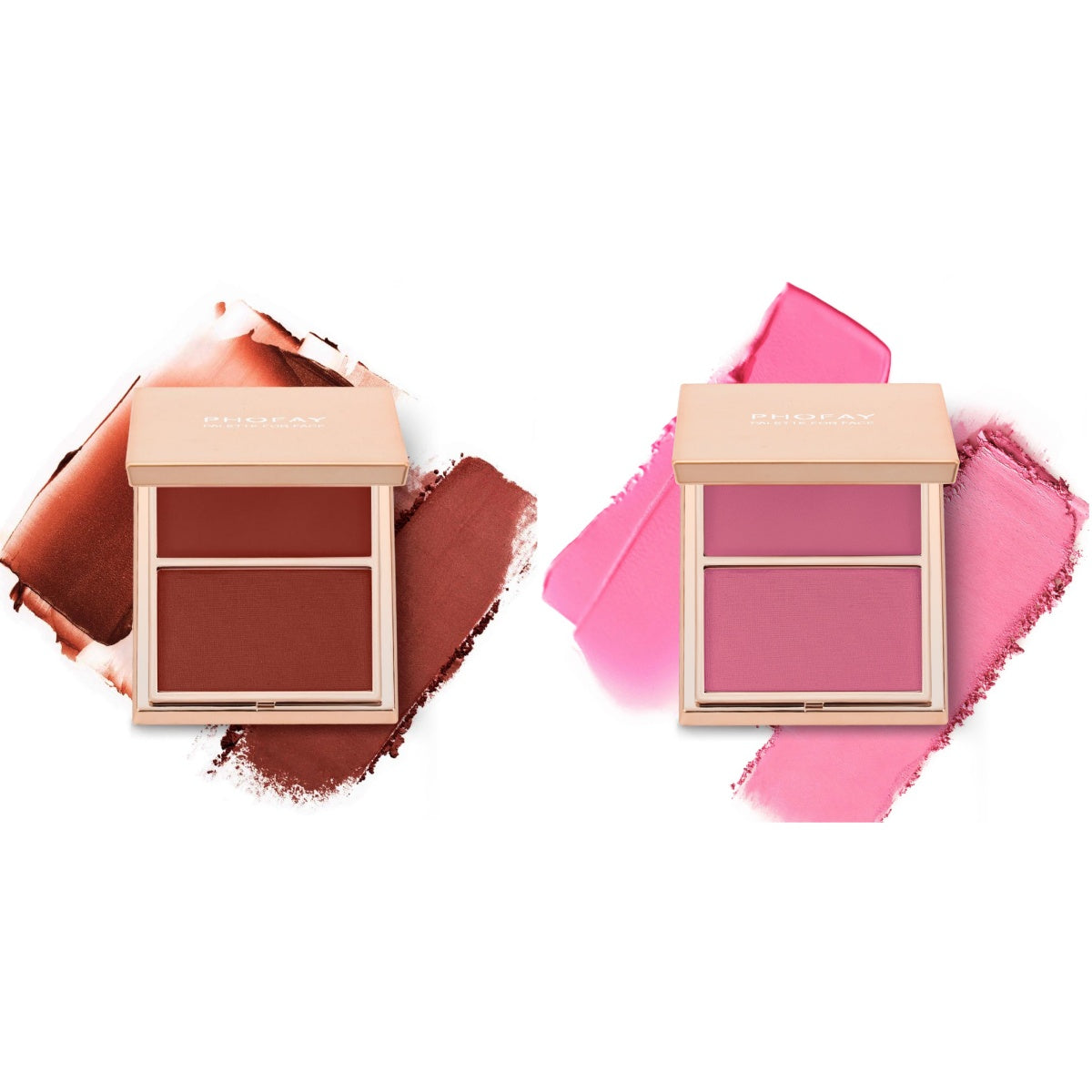 Double Take Powder Blush Duo Long Lasting Makeup