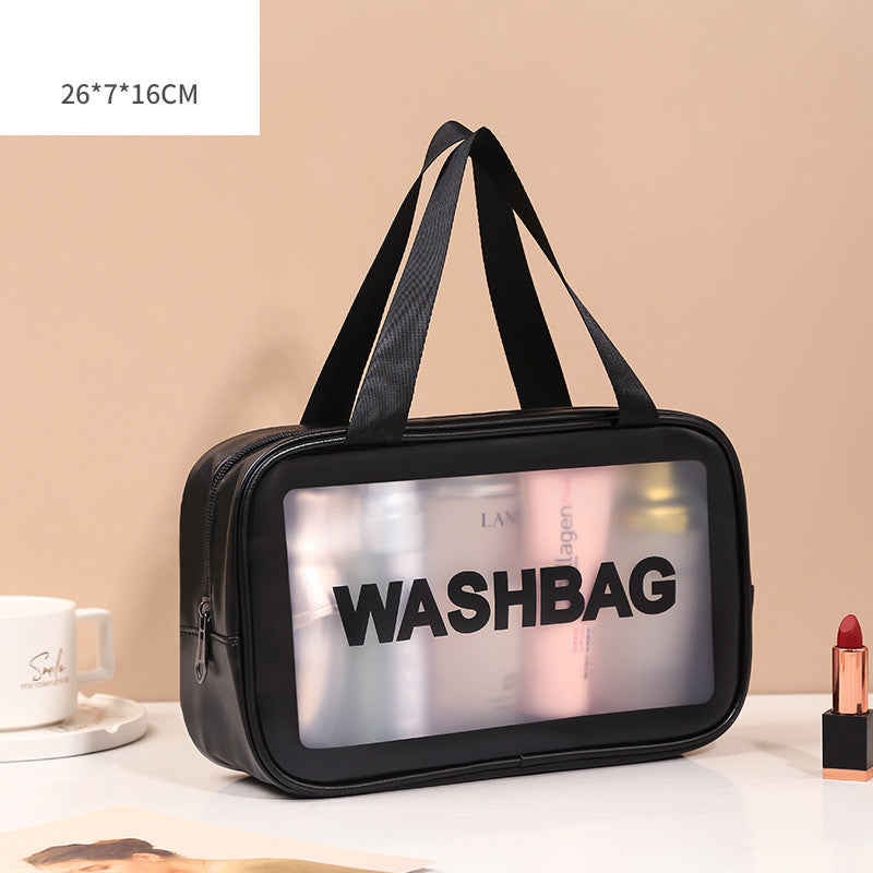 Transparent PU PVC Makeup Bag Set