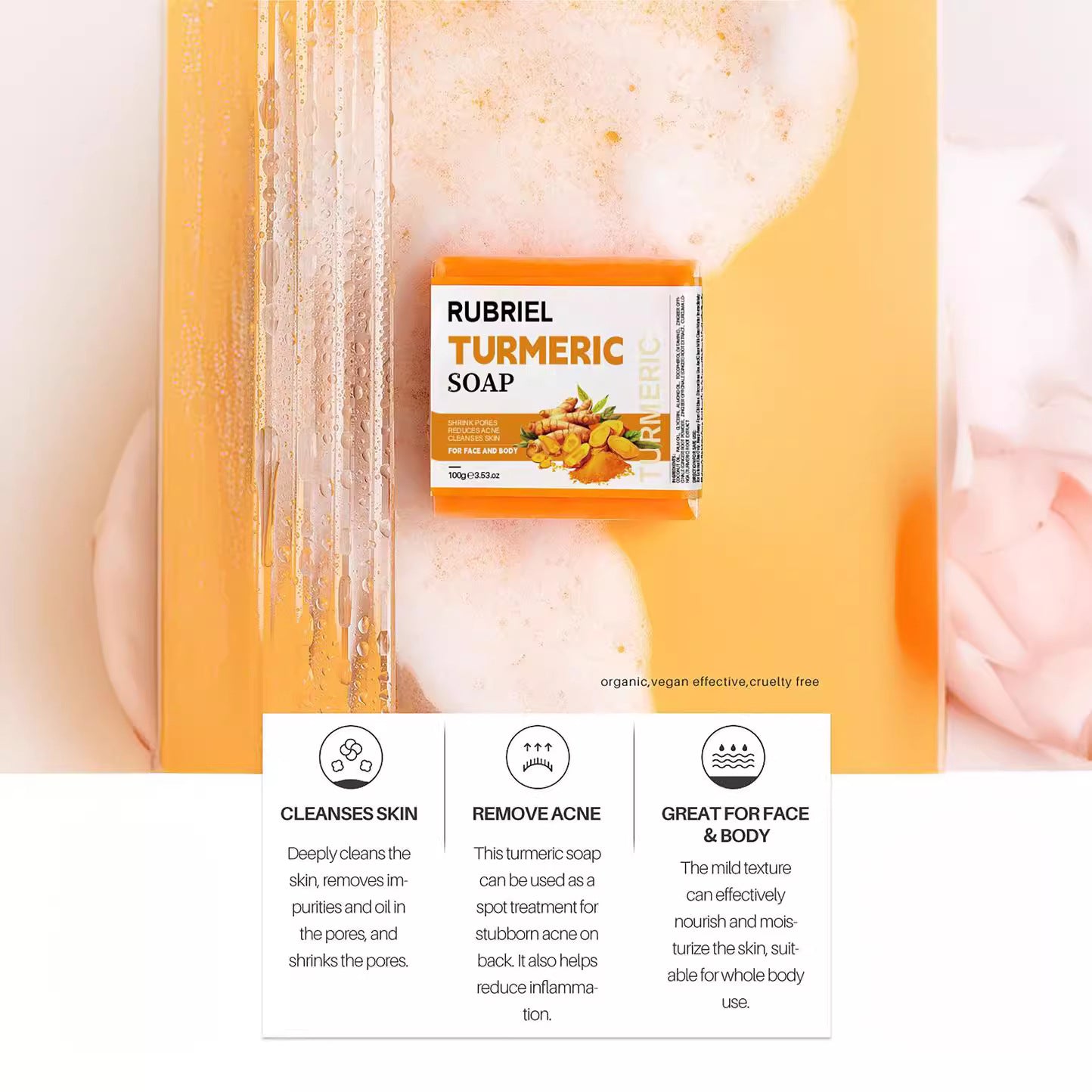 Natural Turmeric Facial Soap