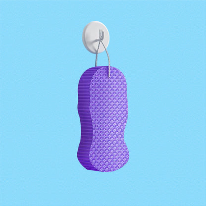 3D Fish Scale Bath Sponge