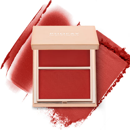 Double Take Powder Blush Duo Long Lasting Makeup